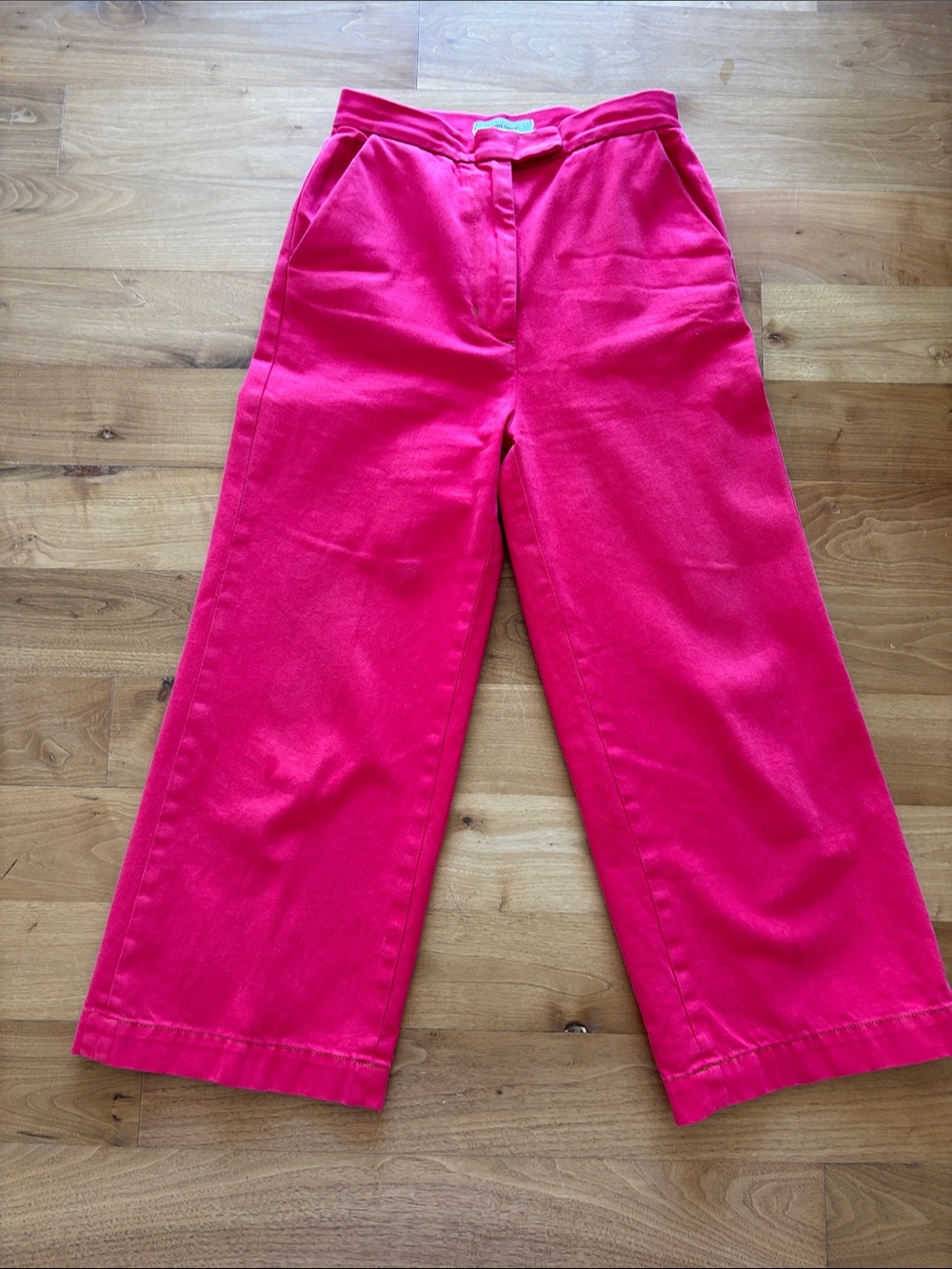 Rachel Comey Wide-Leg Hot Pink Pants
